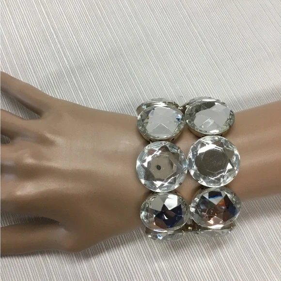 New Lovely Silver Stretch Bracelet - Picture 5 of 5